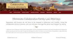 Desktop Screenshot of collaborativedivorceminnesota.com